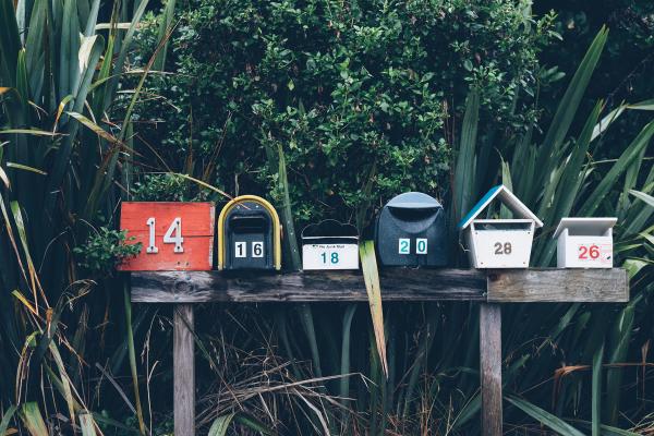 Some physical mailboxes of different design styles