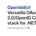 Screenshot of Openiddict homepage