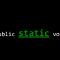 A method “SayHello” using the static keyword