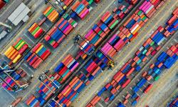 Lots of steel containers