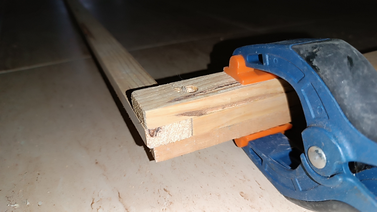 Assembling cleats before drilling