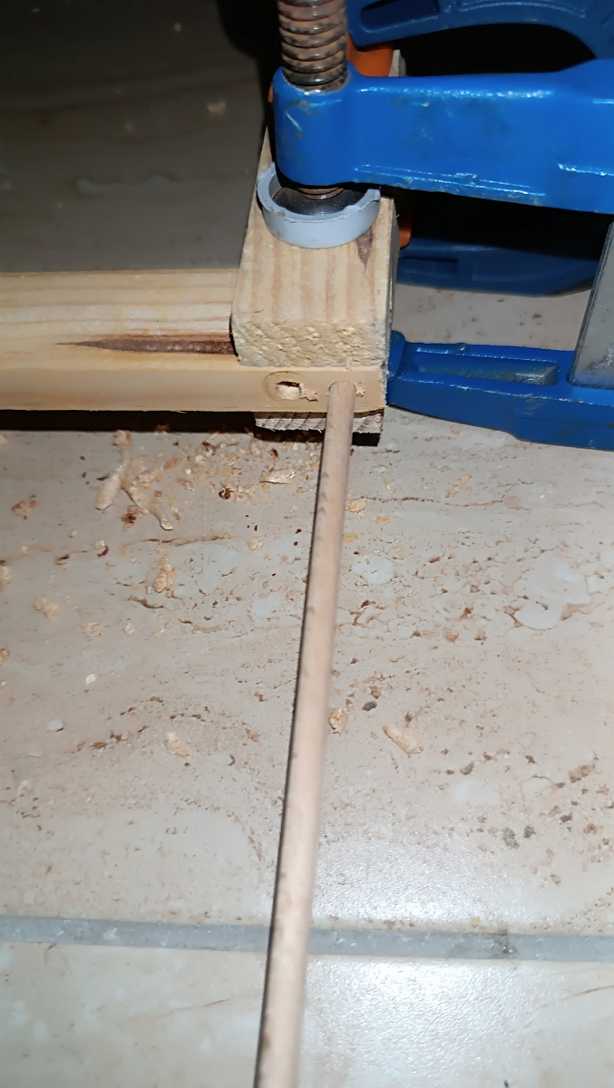 Assembly in progress