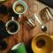 Several coffee cups